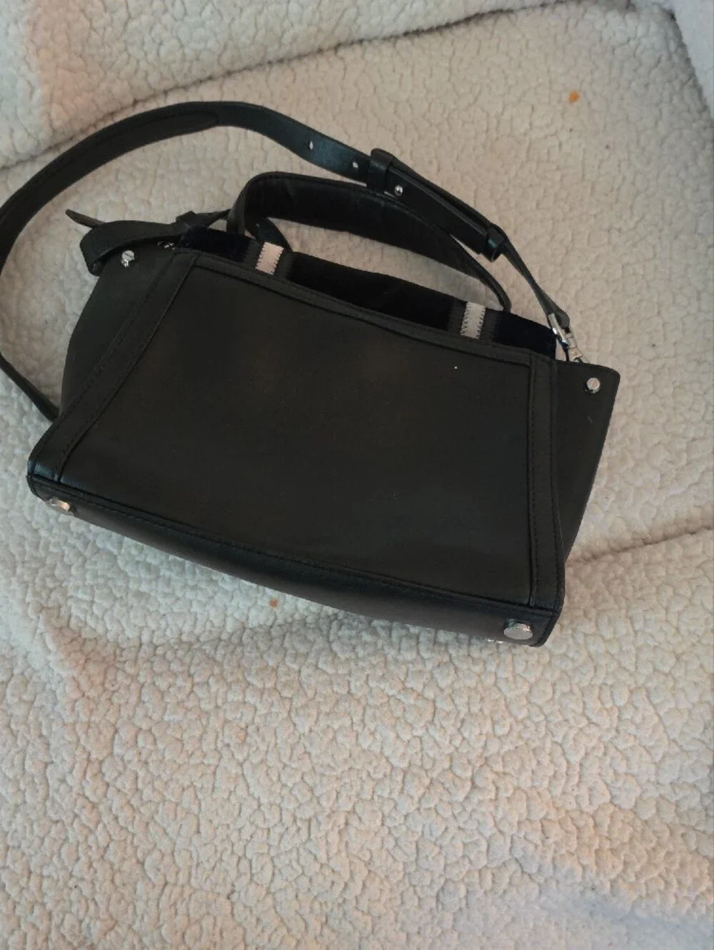Michael kors  Black & Navy Velvet Crossbody Shoulder Bag